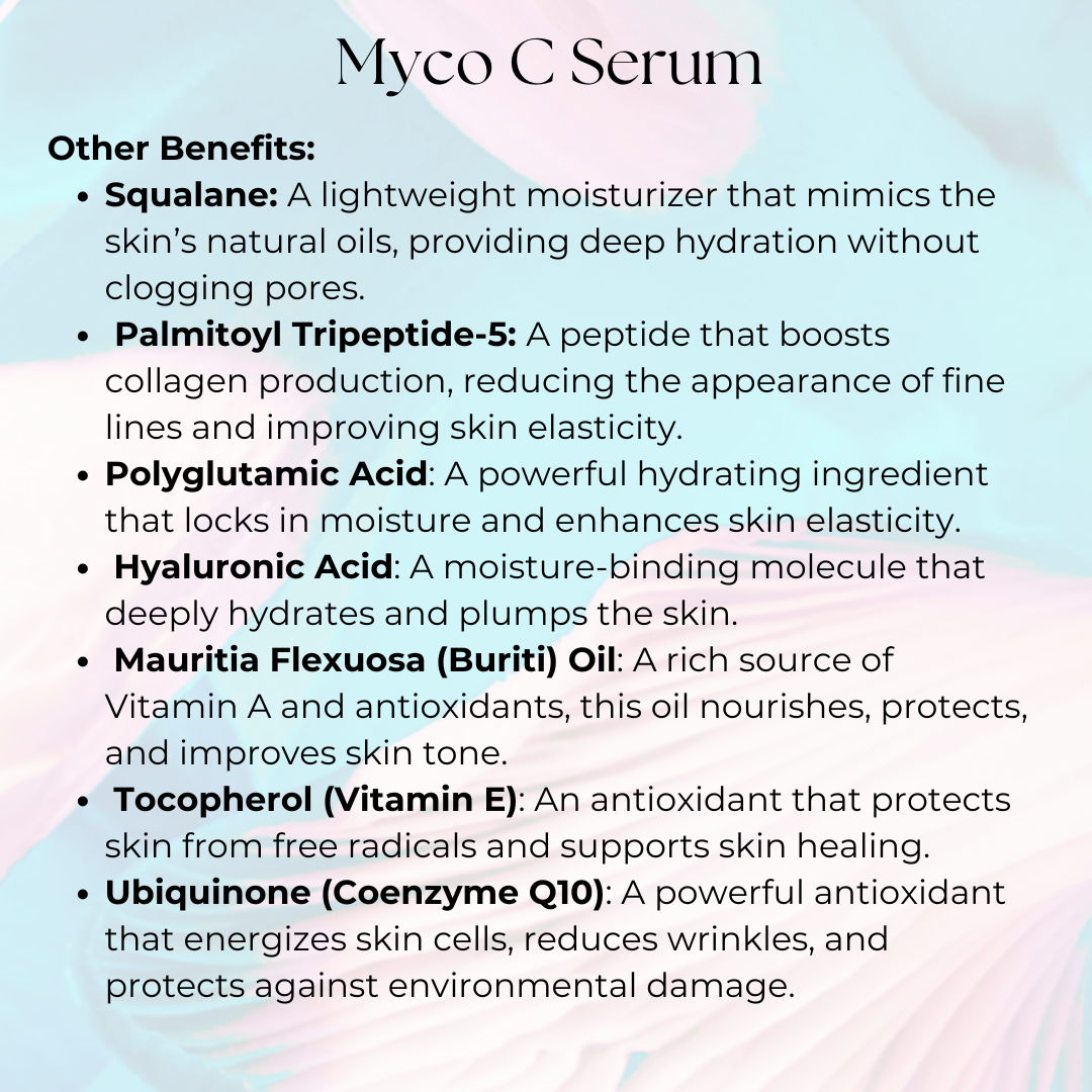 Myco-C: Vitamin C, Hyaluronic Acid, coQ10, & Pure Mushroom Extracts